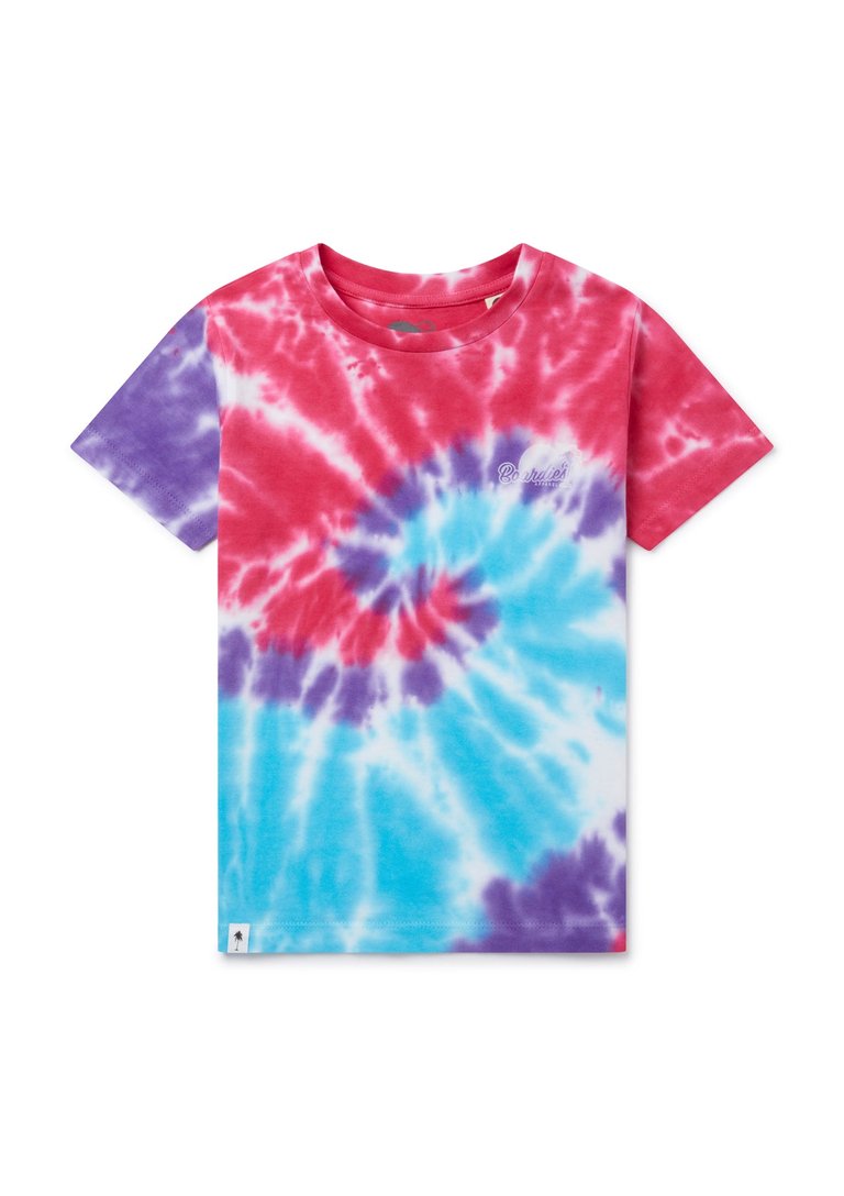 Kids Purple Haze Tie Dye T-Shirt - Multi