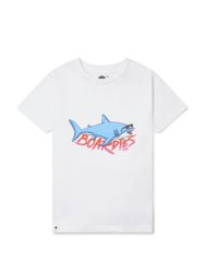 Kids Sharks T-Shirt - White