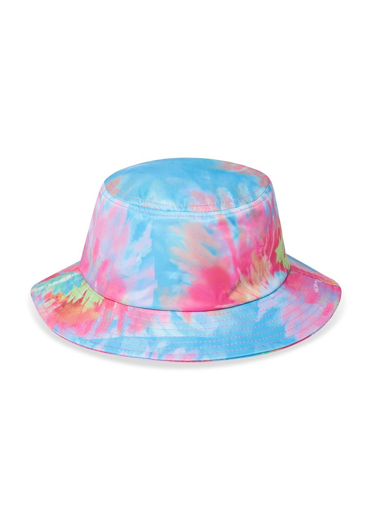 Kids Spiral Tie Dye Bucket Hat - Multi