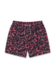 Kids Teeth Shorts - Pink/Black