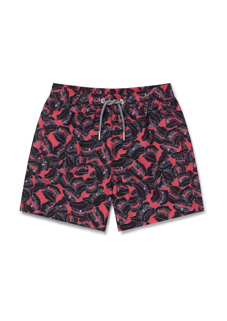 Kids Teeth Shorts - Pink/Black