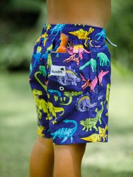 Kids Vibrant Dino II Shorts