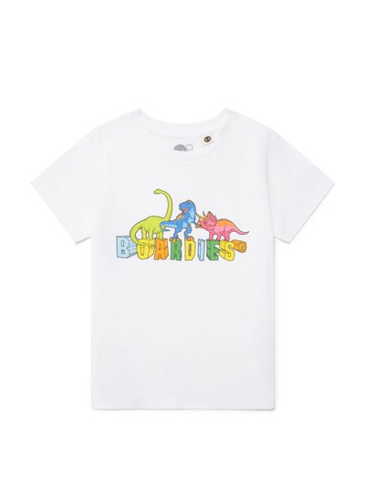Boardies Kids White Vibrant Dino T-Shirt product