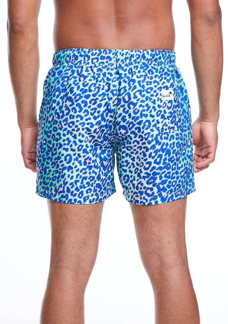 Lime Leopard Shorts