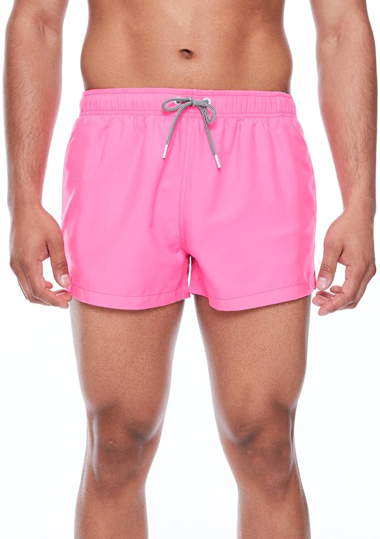 Magenta Shortie Shorts - Pink