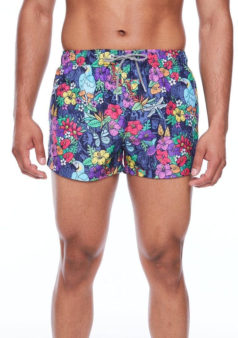 Night Jungle Shortie Shorts - Multi