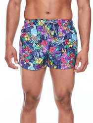 Night Jungle Shortie Shorts - Multi