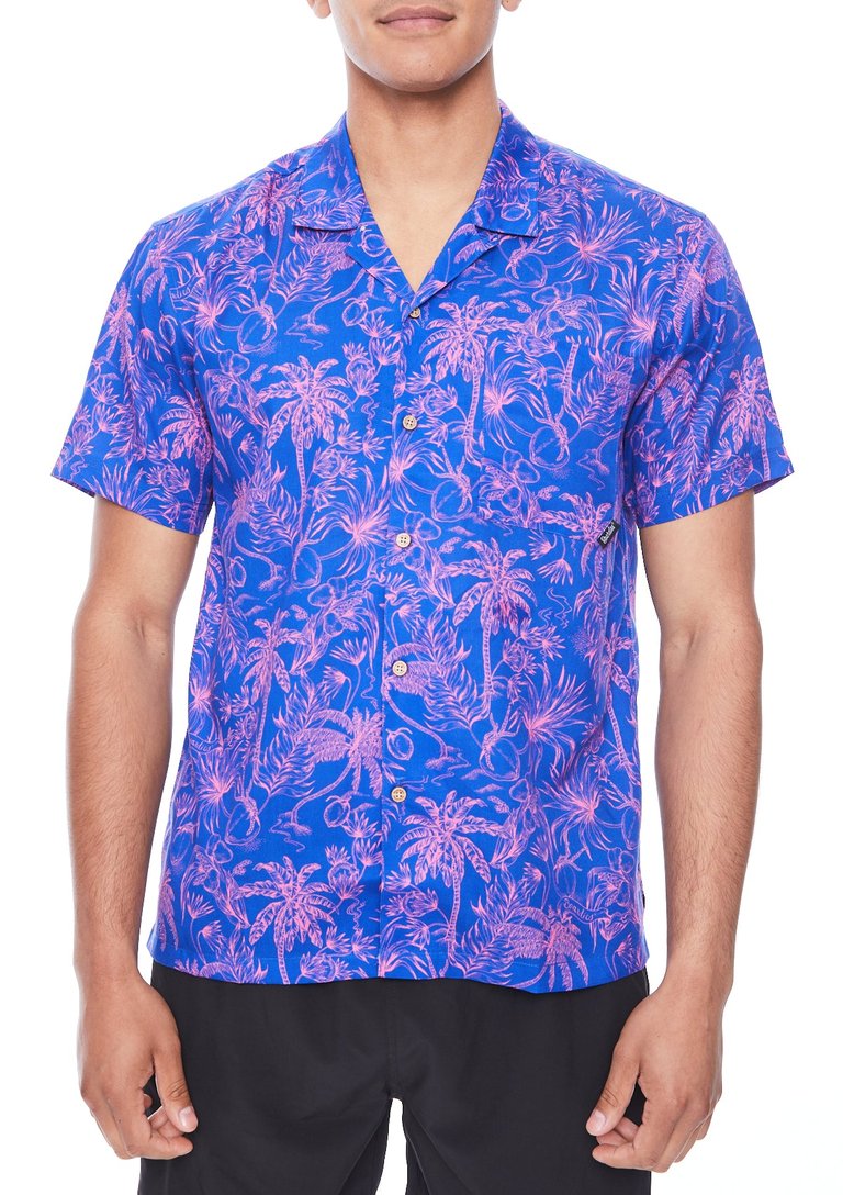 Palms Shirt - Blue