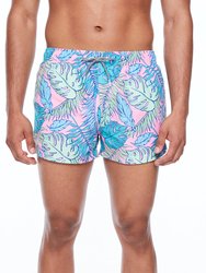 Palmtopia Floral Shortie - Pink