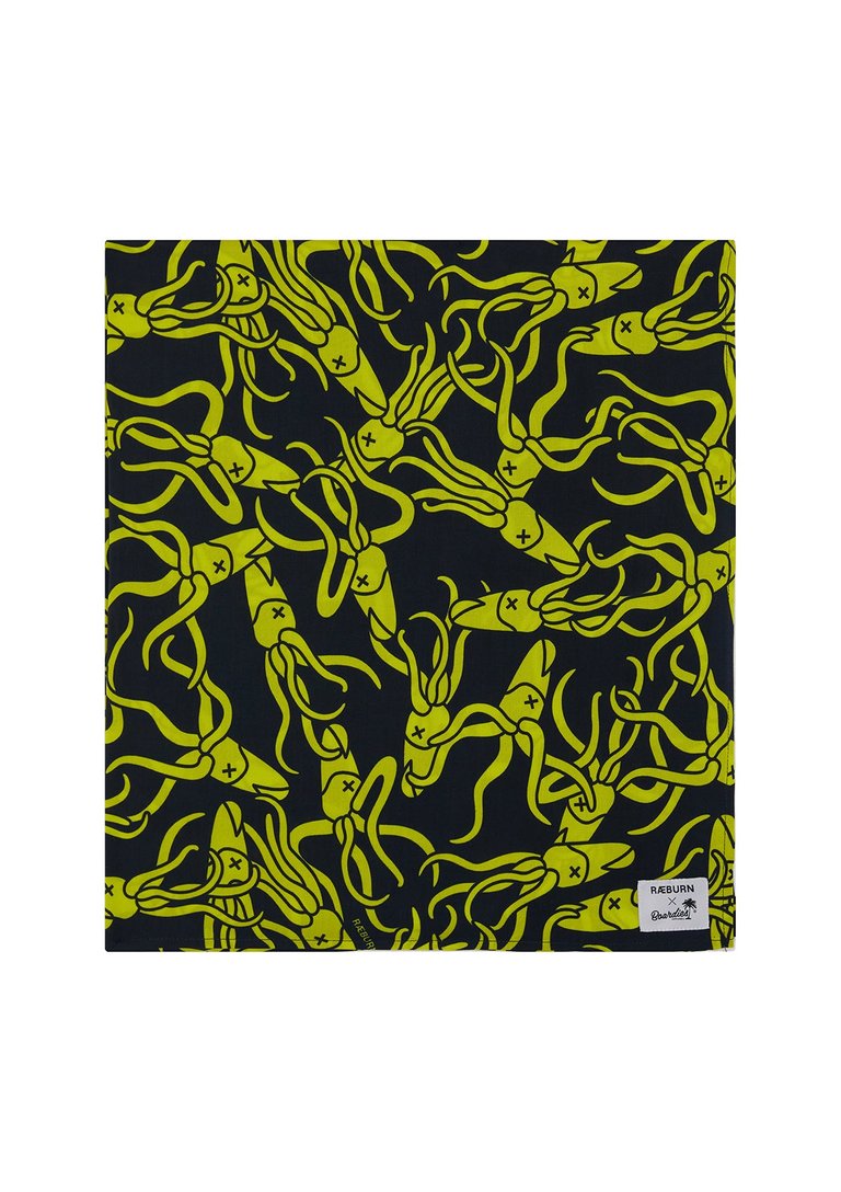 Ræburn Squid Yellow Hammam Towel