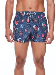 Sacred Hearts Shortie - Charcoal