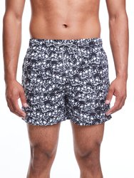 Skulls II Shorts - Black/White