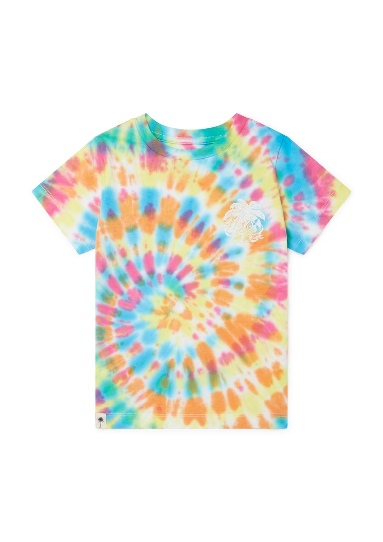 Spiral Tie Dye Kids T-Shirt - Multi