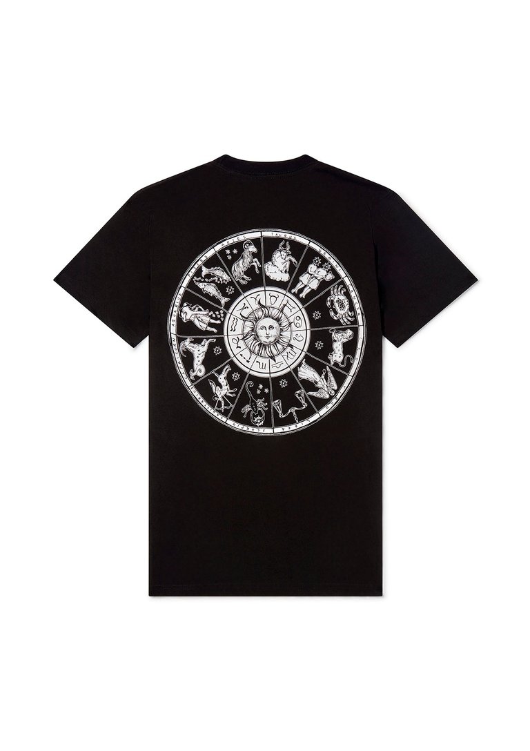 Sun Horoscopes Black T-Shirt - Black
