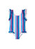 Sundown Stripe Ruffle Swimsuit - Multi