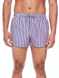 Treble Deck Stripe Shortie Shorts - Multi