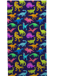 Vibrant Dino Towel