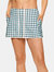 Box Pleated Skirt - Houndstooth