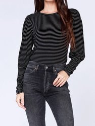 Bishop Sleeve Top - Black