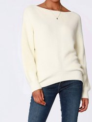 Boatneck Sweater - Snow