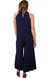 Jana Wide Leg Pants In Navy