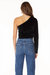 One Shoulder Shirred Top