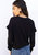 Ruffle Long Sleeve Crew Neck Top