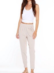 Sustainable Pleated Pant - Sandy