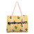 Yellow Geometric Logo Tote - Yellow