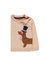 Beige Dachshund Graphic Sweater