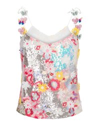 The Madame Butterfly Reversible Sequin Camisole