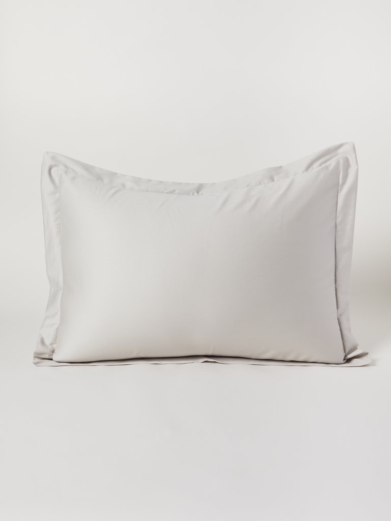 Solid Hemmed Organic Cotton Sham