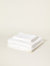 Solid Hemmed Organic Cotton Sheet Set - White