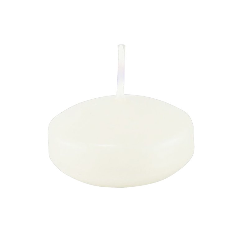 Bolsius Floating Candles (Pack Of 20) (White) (1.8in) - White