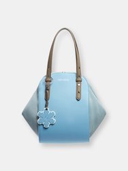 Verti Trundler - Leather: Baby Blue + Sand, Hardware: Nickel, Lining: Mink