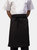 BonChef 24 Inch Waist Apron (Black) (One Size) (One Size)