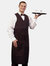 BonChef 31 Inch Bistro Apron (Black) (One Size) (One Size) (One Size) - Black