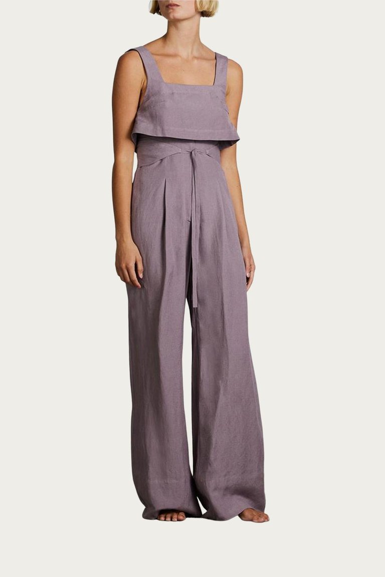 Porto-Vechhio Trouser In Amethyst - Amethyst