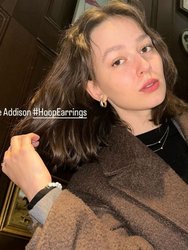 Addison Mini Crystal Hoop Earrings