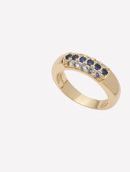 Addison Swarovski Crystal Band Ring - Rhodium-Plated Brass