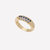 Addison Swarovski Crystal Band Ring - 18k Gold-Plated Brass