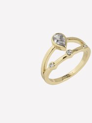 Aliane Gold Multi Stone Ring - Gold