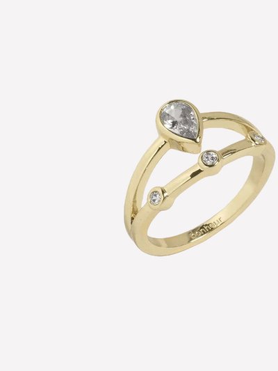 Bonheur Jewelry Aliane Gold Multi Stone Ring product