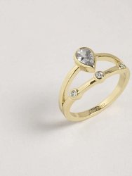 Aliane Gold Multi Stone Ring - Gold