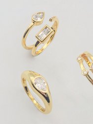 Aliane Gold Multi Stone Ring