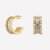 Aline Cluster Earrings - 18K Gold Plated Brass