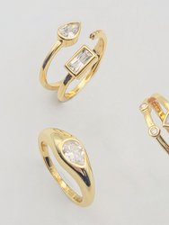Ambroise Floating Crystal Ring