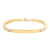 Anik Gold ID Tennis Bracelet - Gold