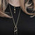 Ariella Gold Letter A Necklace