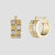 Astor Chubby Huggie Hoop Earrings - 18k Gold Plated